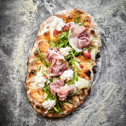 Pizzaboden 3 Stück und Pinsaboden 2 Stück im Karton verpackt